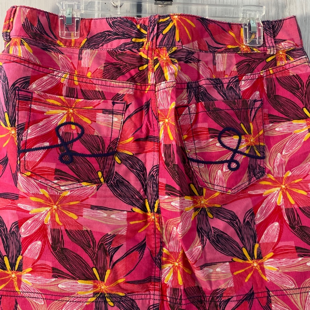 Lily pulitzer corduroy skirt 16” length